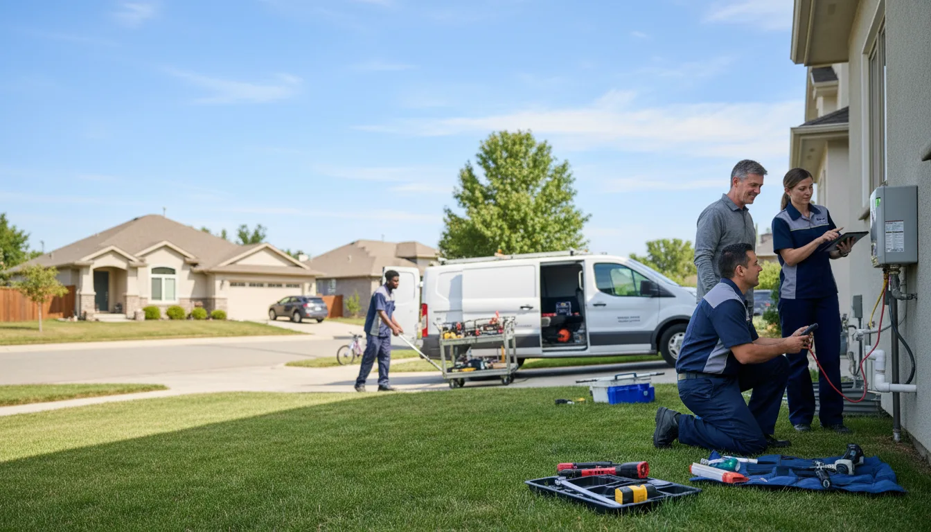 Tankless water heater service in Shelly, MN